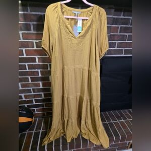 Stitch Fix Daniel Rainn Yellow Maxi Dress
